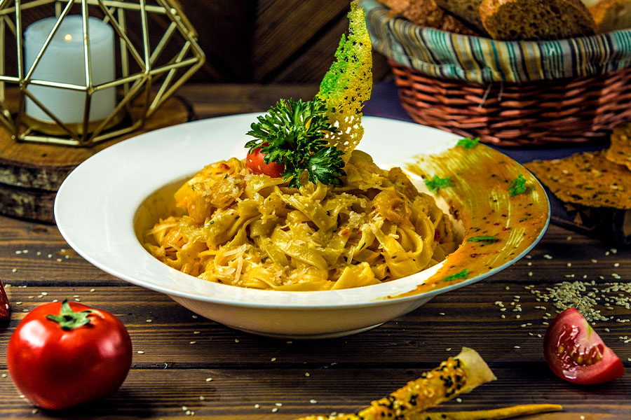 Chicken Curry-Pasta